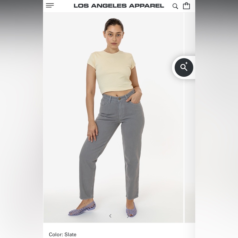 Los Angeles Apparel Relaxed Fit Bull Denim Jean